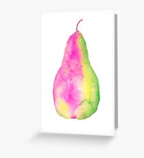 Pinky Pear Greeting Card