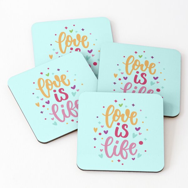 Item preview, Love is Life on Mint designed and sold by ReesDesigns.