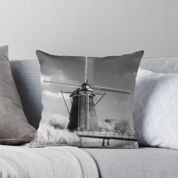 Item preview, Kinderdijk Windmill Infrared Photograph designed and sold by iConnection.