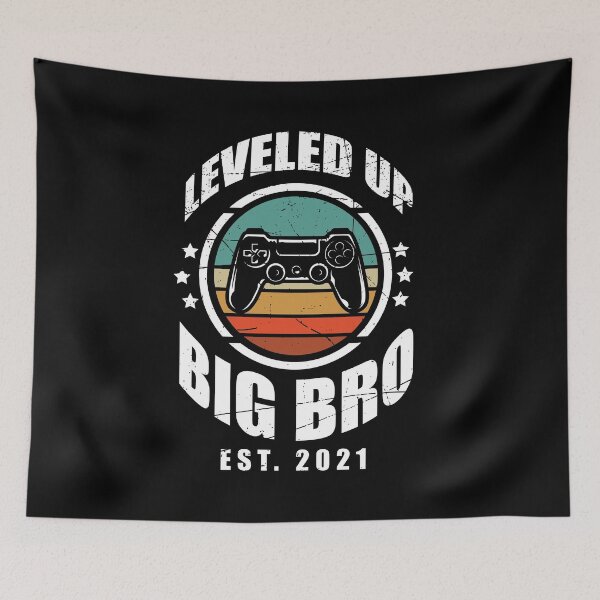 Item preview, I Leveled Up To Big Brother Video Gamer Design designed and sold by 2blackcherries.