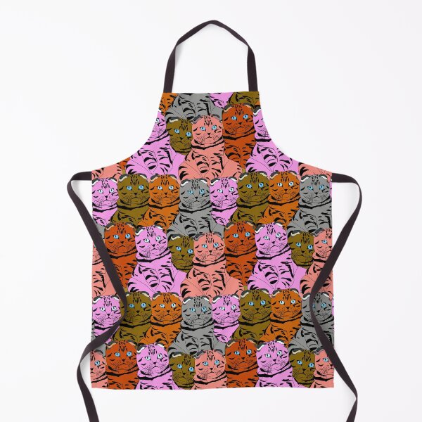 Item preview, Ornamental Cat Pattern With Purple Color designed and sold by James Dunn.