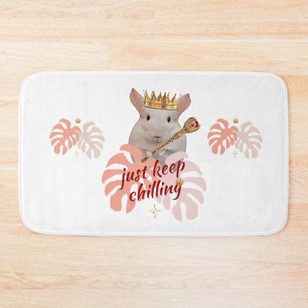 Item preview, Just Keep Chilling Cute Funny Chinchilla King  designed and sold by ChinStore.