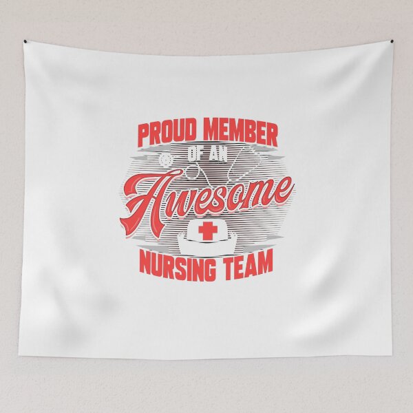 Item preview, Awesome Nursing Team Funny Humor T-Shirt designed and sold by No Limits T-Shirts.
