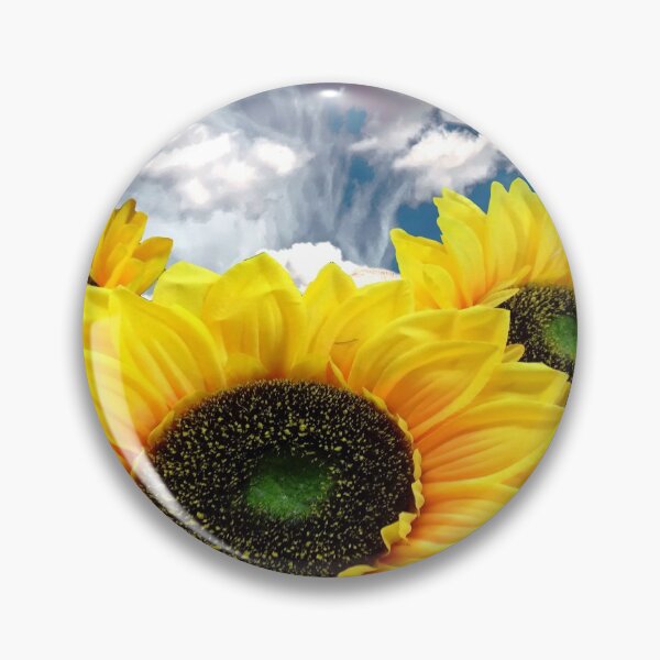 Item preview, Sunflowers with Dramatic Sky designed and sold by MoonsmileProd.