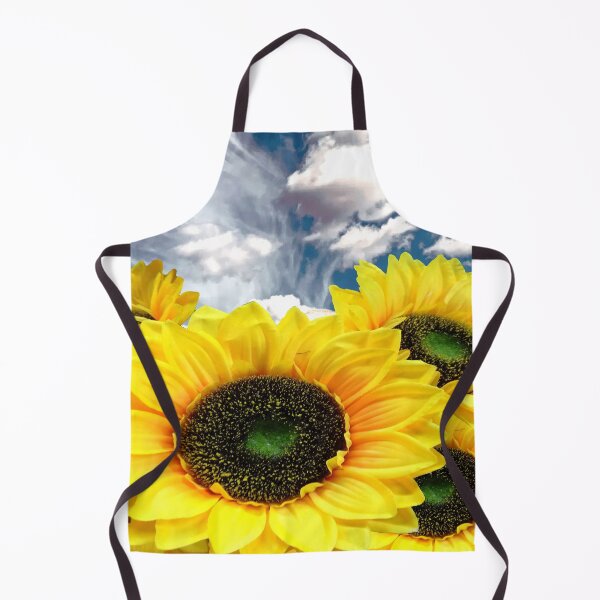 Item preview, Sunflowers with Dramatic Sky designed and sold by MoonsmileProd.