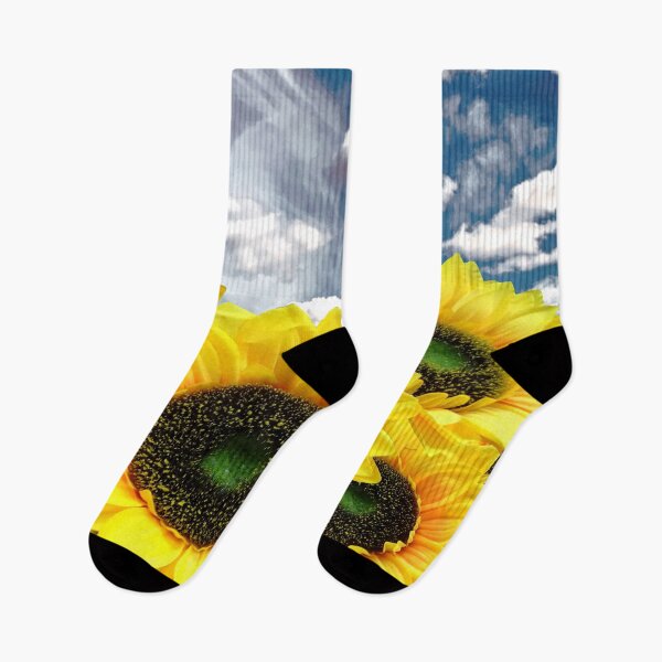 Item preview, Sunflowers with Dramatic Sky designed and sold by MoonsmileProd.