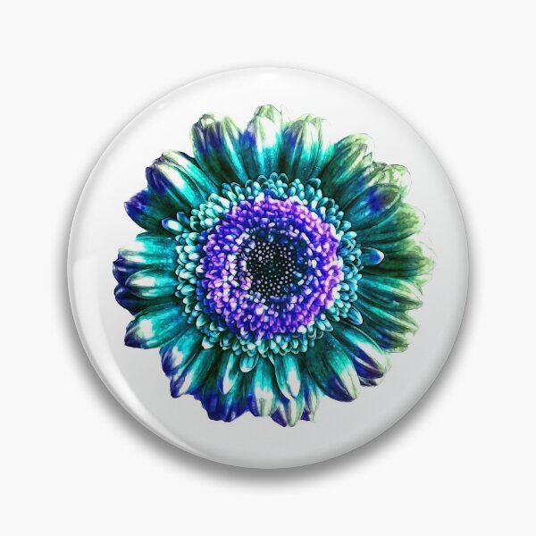 Item preview, Blue Gerbera Flower designed and sold by Daniel Janda.