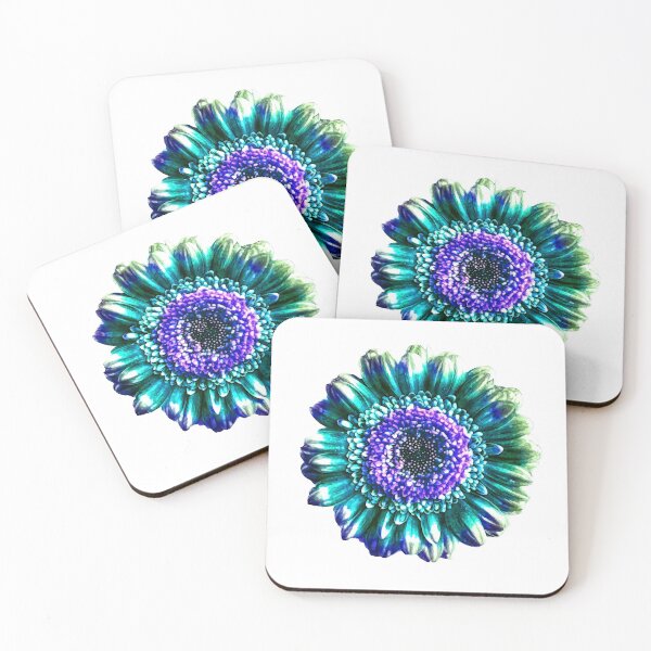 Item preview, Blue Gerbera Flower designed and sold by Daniel Janda.