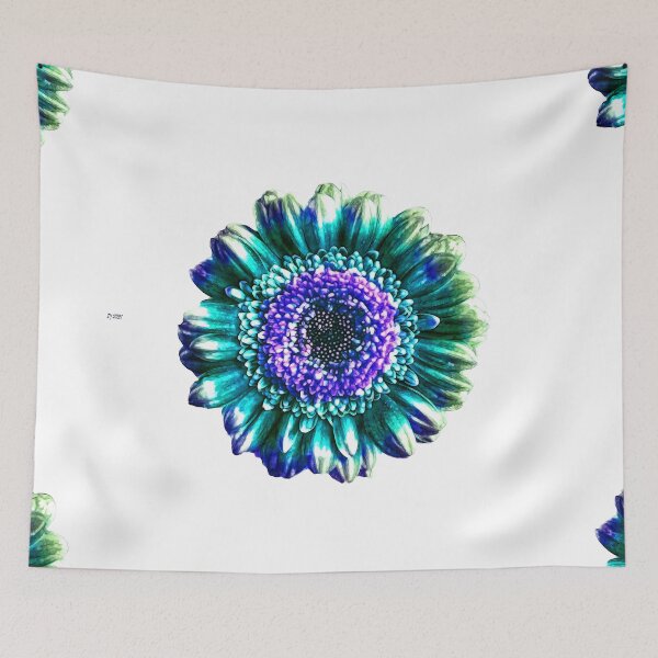 Item preview, Blue Gerbera Flower designed and sold by Daniel Janda.