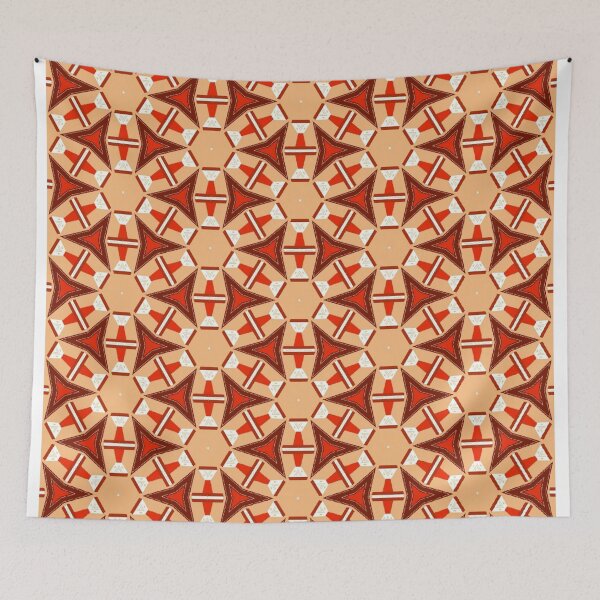 Item preview, red and gold flowers designed and sold by ritusdesigns.