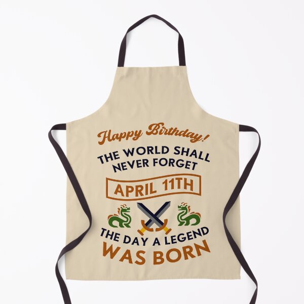 Item preview, April 11th The Day A Legend Was Born Dragons And Swords Design (Dark) designed and sold by Graograman.