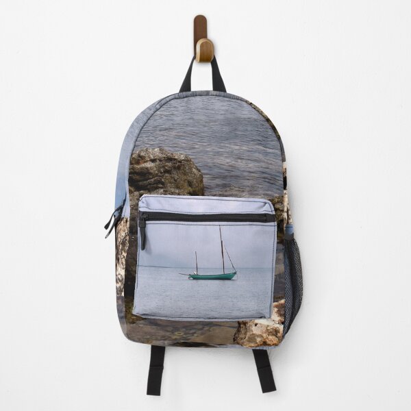 Item preview, Boat Life - Lone Sail Boat of a Rocky Coast designed and sold by MoonsmileProd.