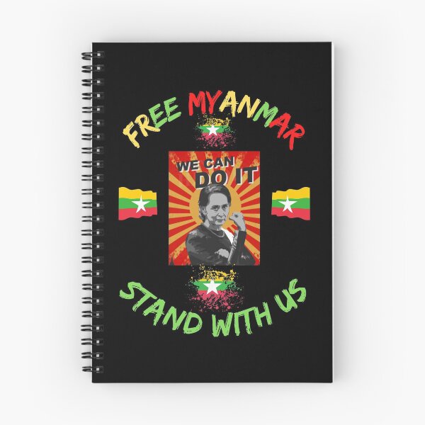 Item preview, Free Myanmar Stand With Us designed and sold by WoodburyLake.