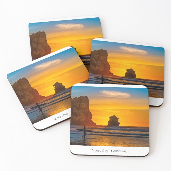 Item preview, Sunset at Morro Rock Beach designed and sold by Fernando Margolles.
