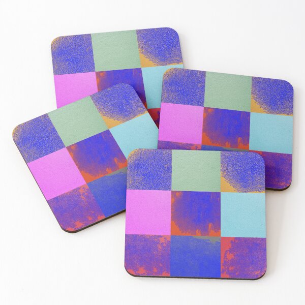 Item preview, Multi Colored Blue Gold Pastel Splatter Pattern designed and sold by Geo  Artwork.