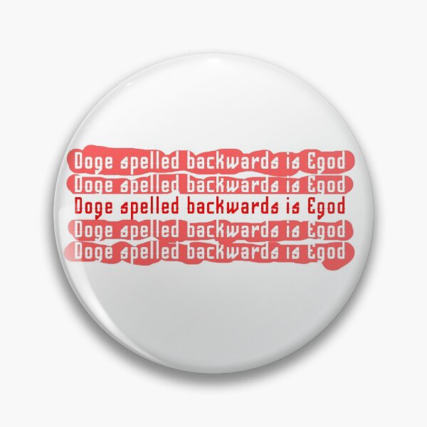 Item preview, Doge spelled backwards is Egod designed and sold by Alluka Brand.