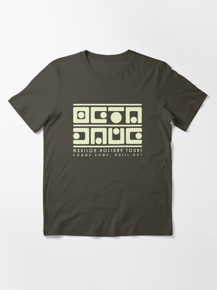 Alternate view of Exxilon Holiday Tours — Power Down, Chill Out Essential T-Shirt