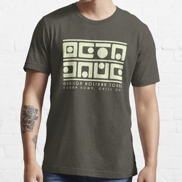 Exxilon Holiday Tours — Power Down, Chill Out Essential T-Shirt