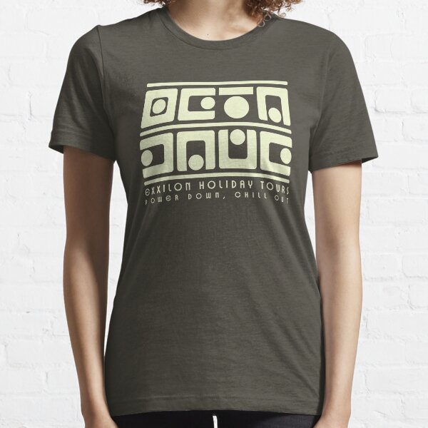 Exxilon Holiday Tours — Power Down, Chill Out Essential T-Shirt
