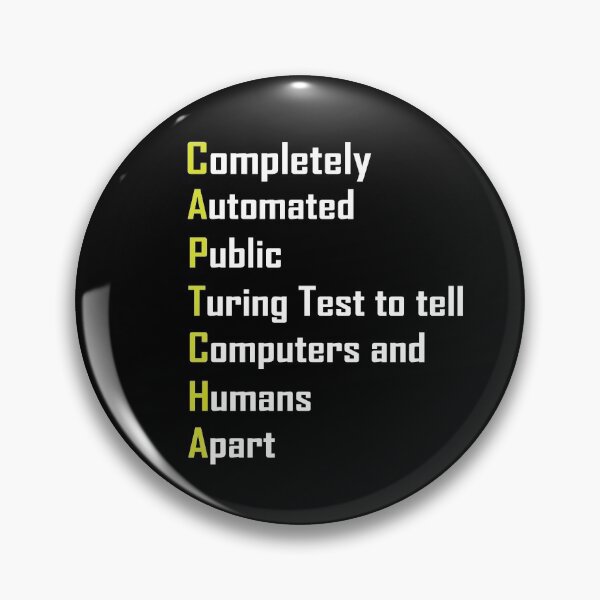 Item preview, Captcha meaning, Turing test.. designed and sold by KAYS34.