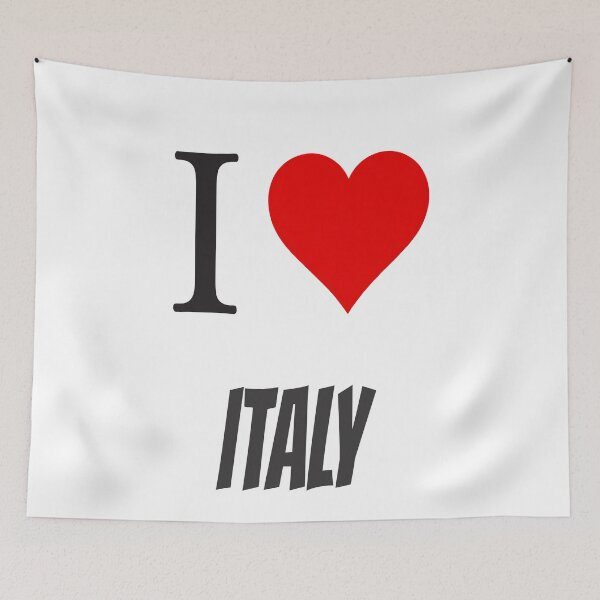 Item preview,  I love Italy - Places I love - Black Text  designed and sold by ChristmasIdeas.