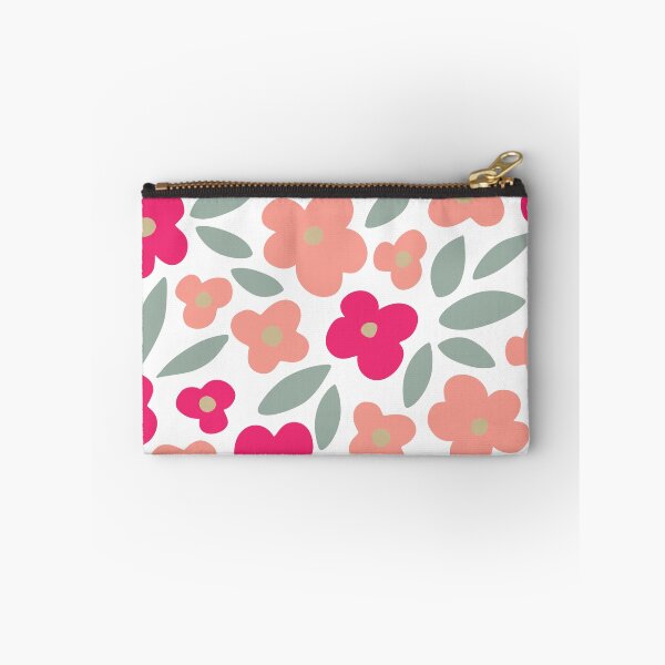 Item preview, #REDBUBBLE #FLORAL PATTERN  #PEACH #PINK designed and sold by Stylishboutique.
