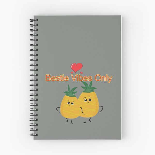 Item preview, Bestie Vibes Only Yellow Pineapples  designed and sold by DiensDesign.