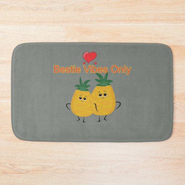 Item preview, Bestie Vibes Only Yellow Pineapples  designed and sold by DiensDesign.
