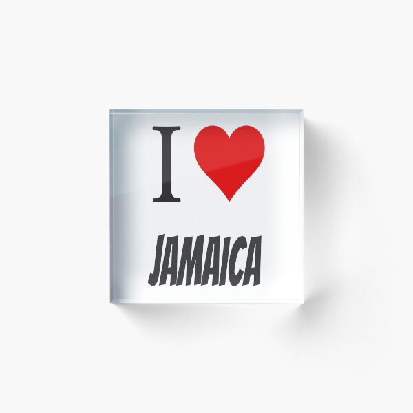 Item preview,  I love Jamaica - Places I love - Black Text  designed and sold by ChristmasIdeas.