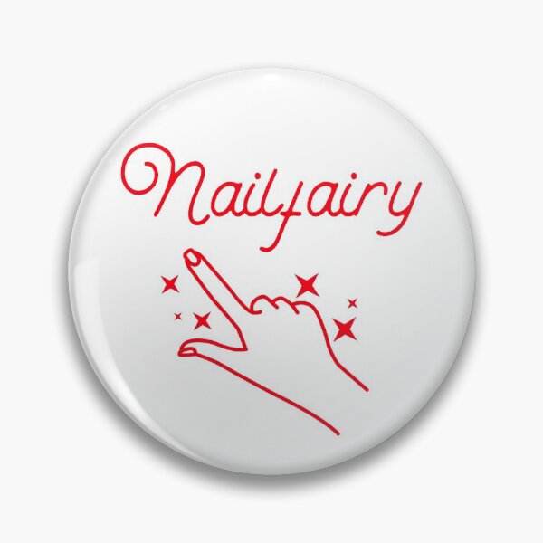 Item preview, Cute and Funny Red Nailfairy Manicure designed and sold by NationalVintage.