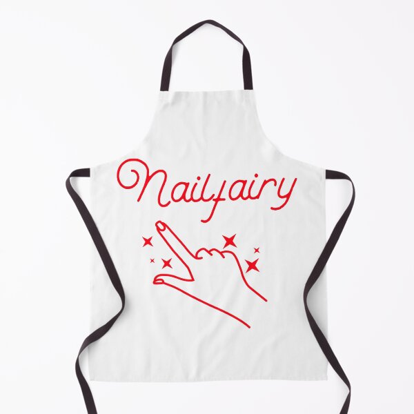 Item preview, Cute and Funny Red Nailfairy Manicure designed and sold by NationalVintage.