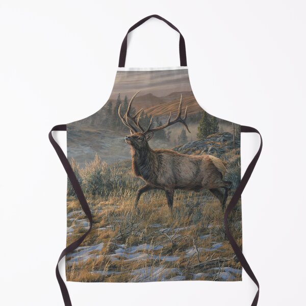 Item preview, Majestic Bull American Elk - Artwork by Martin Ridley designed and sold by martinridleyart.