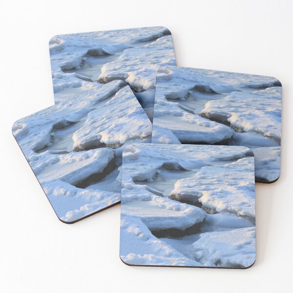 Item preview, deep winding crack in the ice of a frozen river  designed and sold by mrivserg.