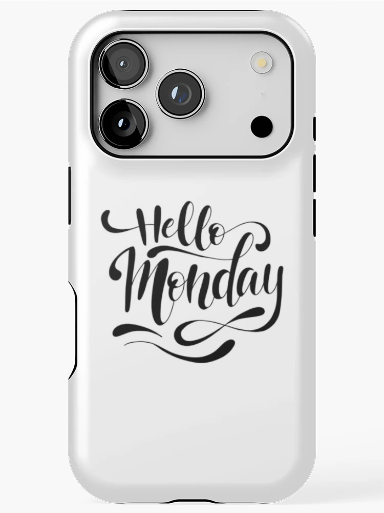 Thumbnail 1 of 4, iPhone Case, Hello Monday designed and sold by ReesDesigns.