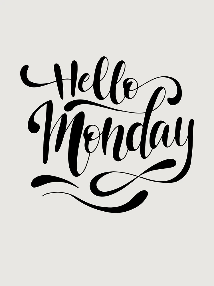 Thumbnail 6 of 6, Premium Oversized Hoodie, Hello Monday designed and sold by ReesDesigns.