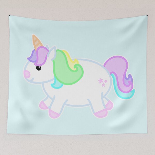 Item preview, Chubby unicorn designed and sold by SamLaMantha.