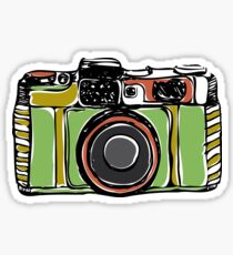 Vintage film camera Sticker