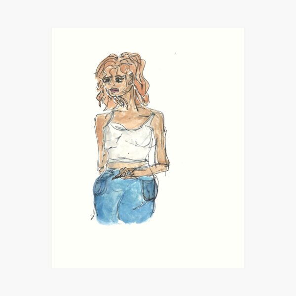 Item preview, Painting of A Lady designed and sold by GabrieleBPrice.