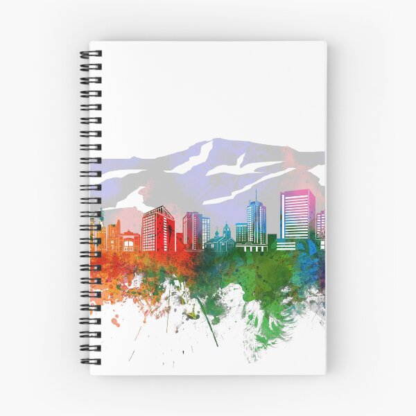 Item preview, anchorage skyline watercolor designed and sold by BekimART2.
