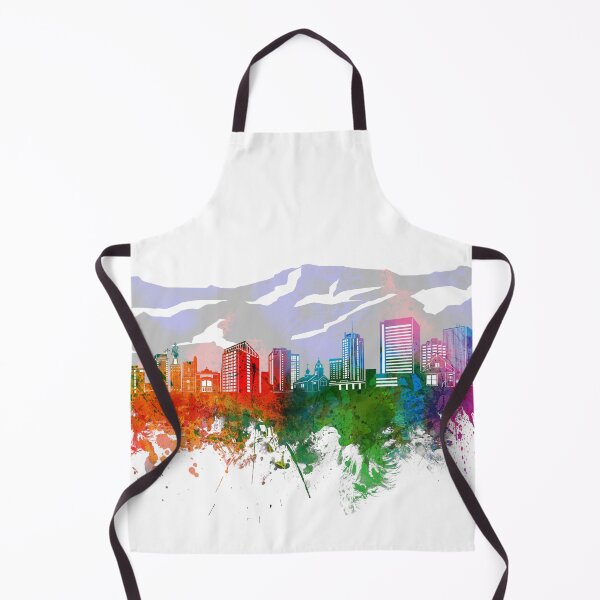 Item preview, anchorage skyline watercolor designed and sold by BekimART2.