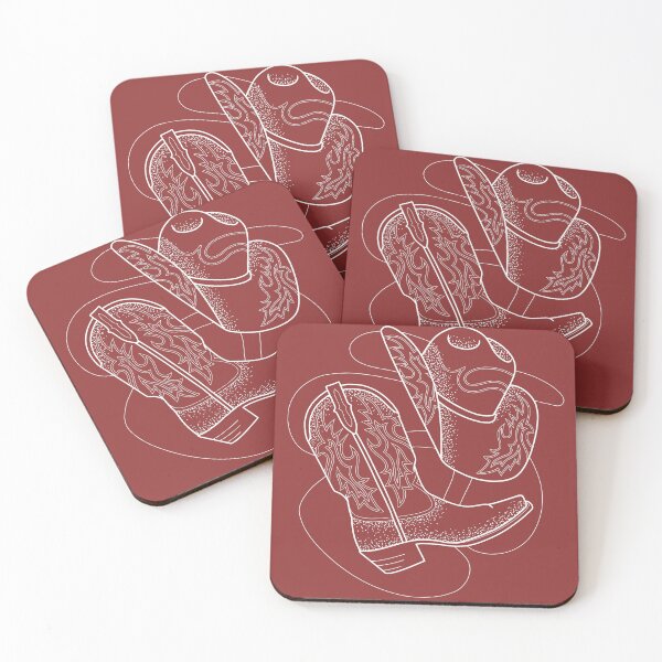 Artikelvorschau, Cowboy Line Dancing Illustration entworfen und verkauft von SLAG-Creative.