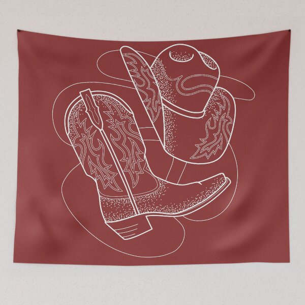 Artikelvorschau, Cowboy Line Dancing Illustration entworfen und verkauft von SLAG-Creative.