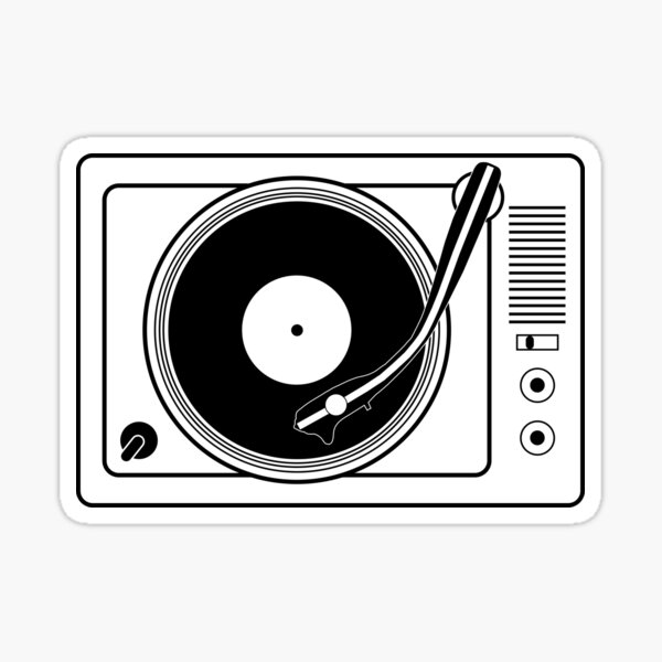 Vista previa del artículo con la obra «Tocadiscos», diseñado y vendido por rheyes.