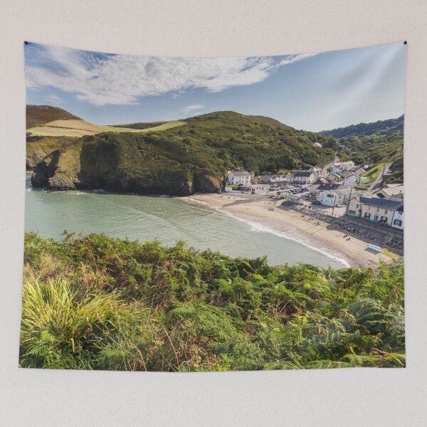 Item preview, Llangrannog Beach View, Ceredigion in West Wales designed and sold by heidipics.