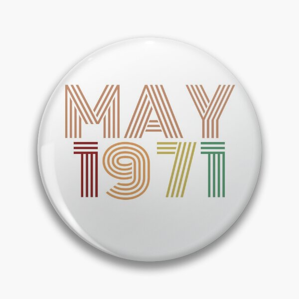 Item preview, May 1971 Design, Happy 50th Birthday, designed and sold by marosharaf.