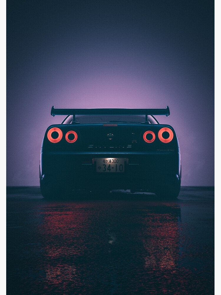 Discover Nissan Skyline r-34 GTR Premium Matte Vertical Poster