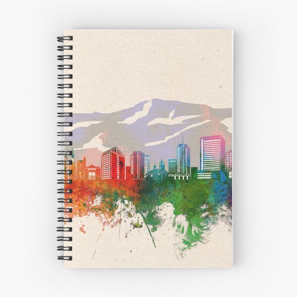 Item preview, anchorage skyline watercolor 1 designed and sold by BekimART2.