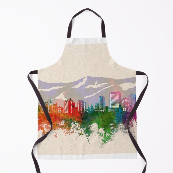Item preview, anchorage skyline watercolor 1 designed and sold by BekimART2.