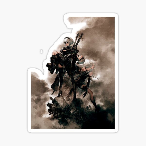 Nier Automata 9S A2 2B Sticker