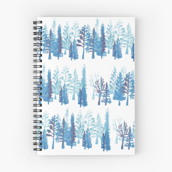 Artikelvorschau, Hygge Wald blau entworfen und verkauft von Tabbykatprint.
